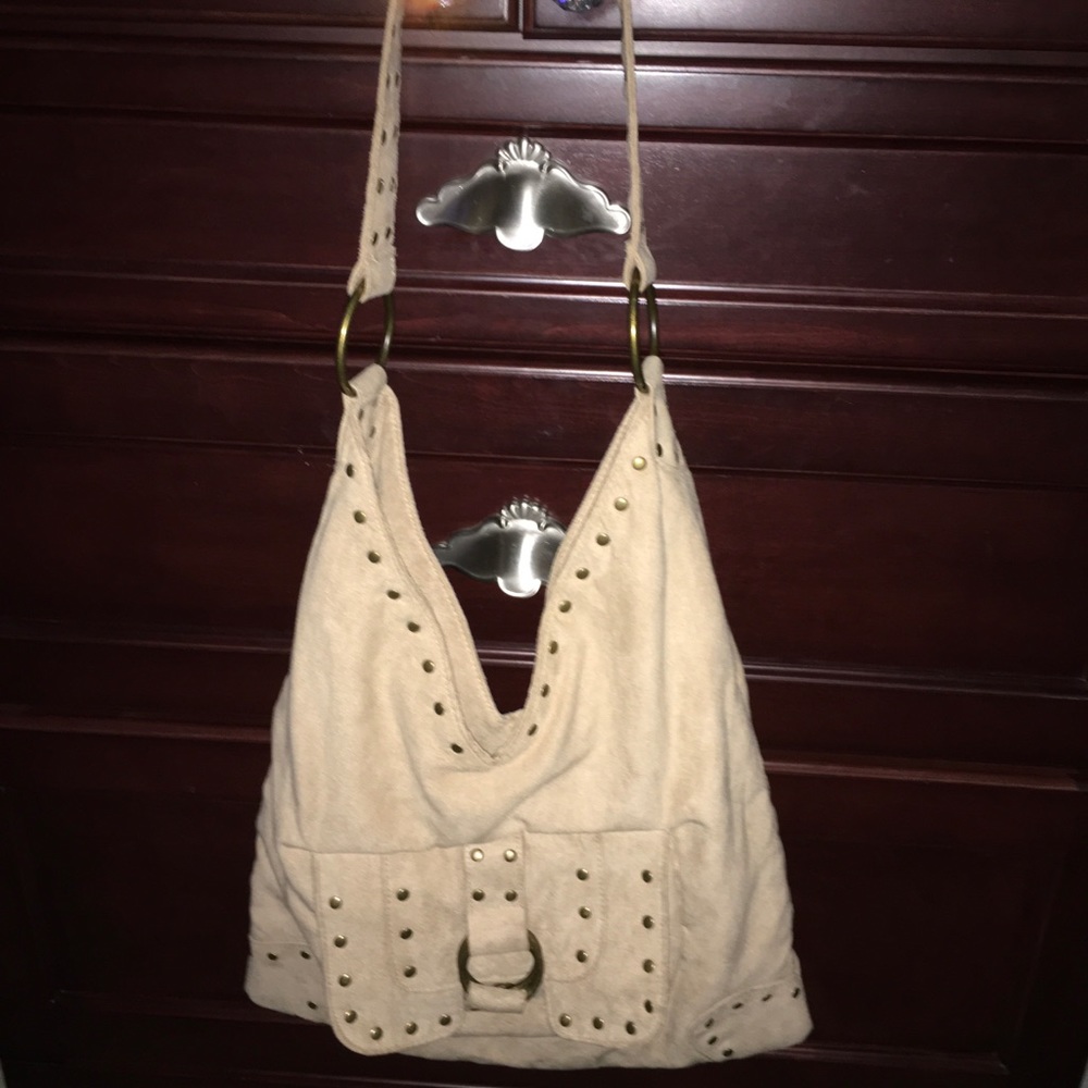 Suede purse, clean
